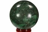 Polished Fuchsite Sphere - Madagascar #104231-1